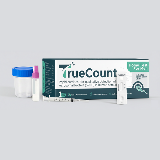 TrueCount - At home test for men - Helps find sperm count level (With free Fertility Specialist Consultation)